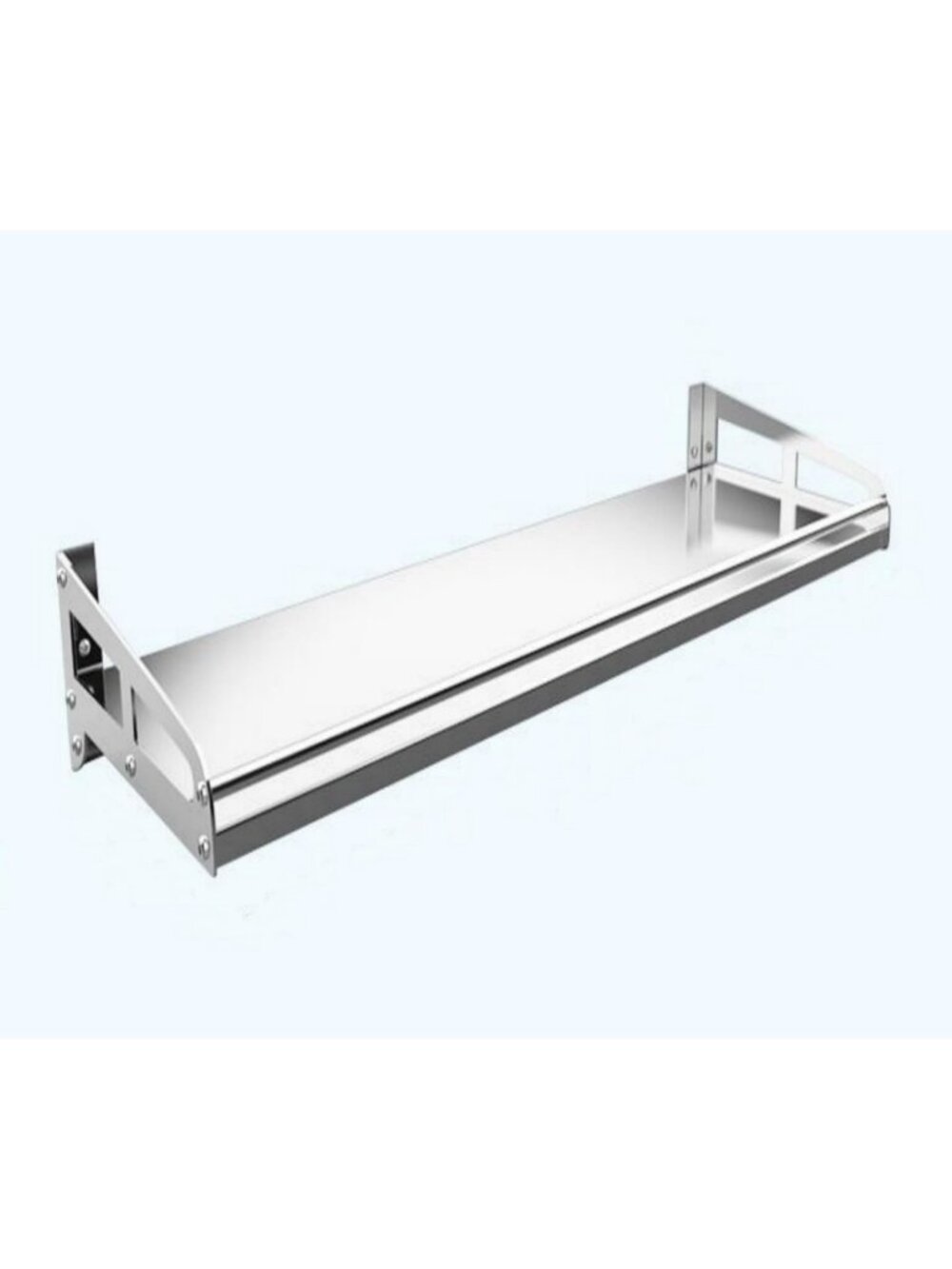 Stainless Steel Wall Mount Shelf for Kitchen, Bathroom & Living Room Storage